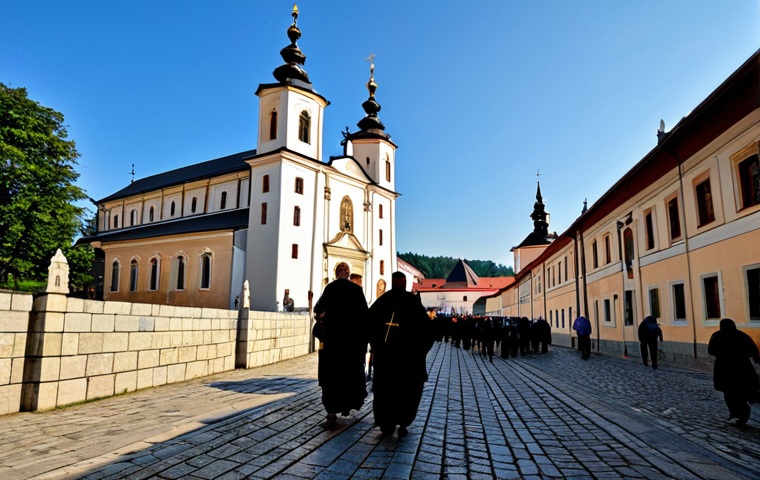 폴란드 카톨릭 문화 - Jasna Góra Pilgrimage: The Ascent of Faith**

A breathtaking wide-angle shot of hundreds of pilgrims...