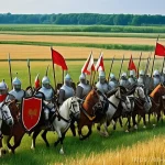 폴란드와 러시아 역사적 갈등 - **"The Eastern Frontier: A Medieval Tug-of-War"**
    A highly detailed, historically accurate oil p...