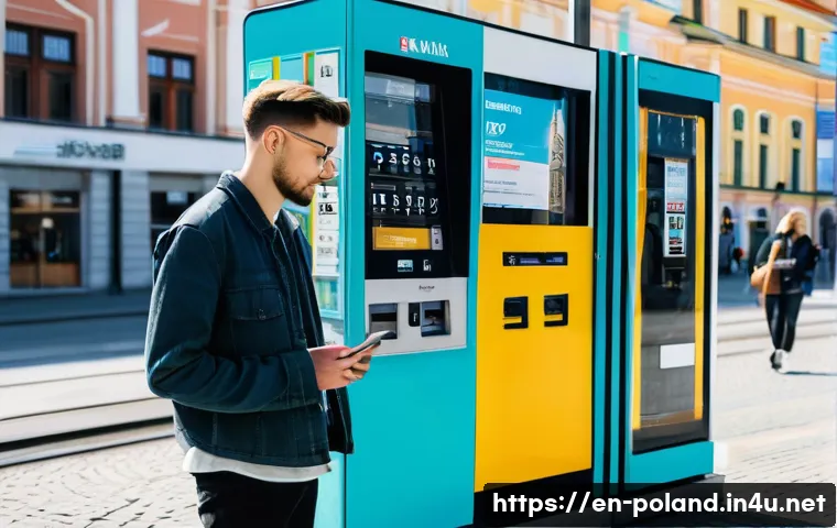 폴란드의 대중교통 요금 - **Prompt:** A diverse young adult traveler, dressed in practical and modest streetwear suitable for ...